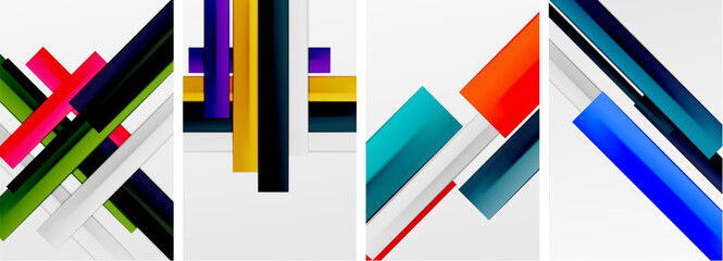 Stripes and lines poster abstract backgrounds. Vector illustration For Wallpaper, Banner, Background, Card, Book Illustration, landing page