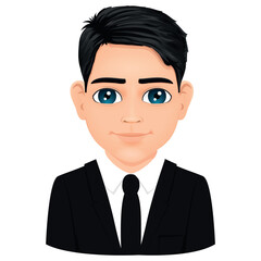 portrait of high school student in suit