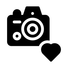 camera glyph icon