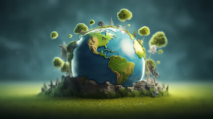 World environment day concept ecology protection environment, environmental protection background