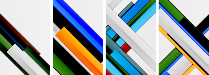 Stripes and lines poster abstract backgrounds. Vector illustration For Wallpaper, Banner, Background, Card, Book Illustration, landing page