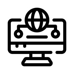 intranet line icon