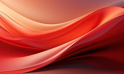 Fototapeta premium Website concept abstract red waves background design. Created with Ai