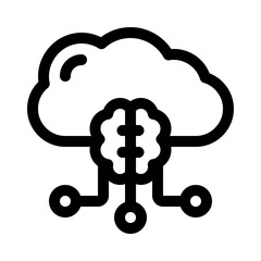 intelligence line icon