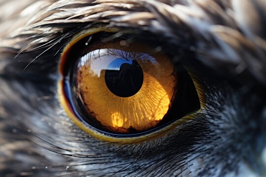 Macro Owl Eye