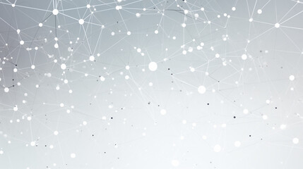 Fototapeta premium technology background with interconnected white dots, in the style of modern