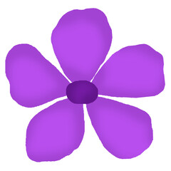 purple flower illustration