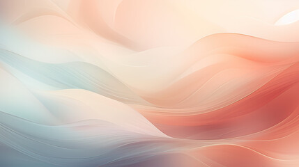 Serene abstract background using neutral colors, incorporating soft gradients and subtle details, soothing and adaptable visual display Ai Generative