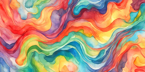 Fototapeta premium Vibrant Rainbow Mosaic with Geometric Shapes and Bright Lines - Abstract Colorful Background Design