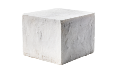 Efficiency and Performance of Diverse Chalk Block Designs on a White or Clear Surface PNG Transparent Background.