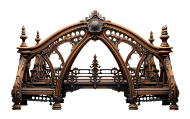 Engineering Precision with Excellent and Efficient Truss Structure on a White or Clear Surface PNG Transparent Background.