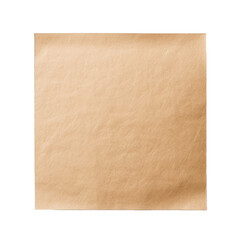Vintage Brown Envelope on White Background with Old Paper Texture, Empty and Aged, Perfect for Mail, Letters, and Business Documents