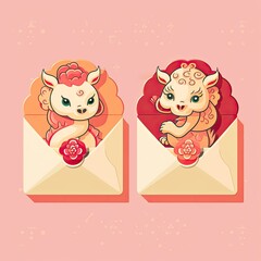 Vector Illustration of Chinese New Year's Envelope