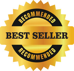 Best Seller label for business purpose