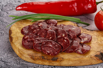 Wild Bear meat homemade sausages