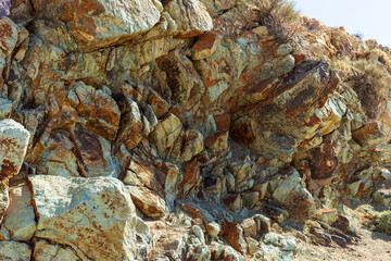 Rock formation in Tenerife. Canary Islands, Spain