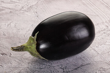 Ripe tasty natural organic eggplant