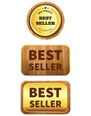Best Seller label for business purpose