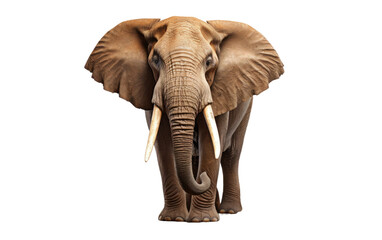Obraz premium Celebrating the Resplendent Beauty and Noble Presence of Elephants on a White or Clear Surface PNG Transparent Background.