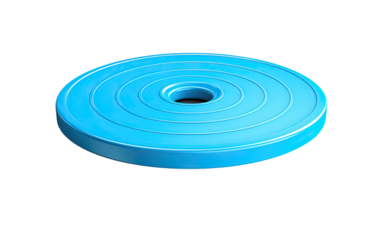 Peak Performance with the Gym Stability Disc for Balance Workouts on a White or Clear Surface PNG Transparent Background.