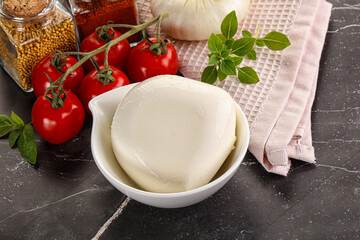 Italian cheese mozzarella buffalo ball