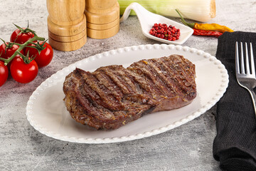 Rib eye steak grilled beef