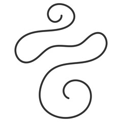 Hand Drawn Spiral Doodle