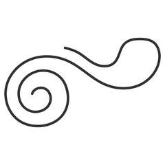 Hand Drawn Spiral Doodle