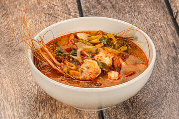 Thai traditional cuisine - Tom Yum soup