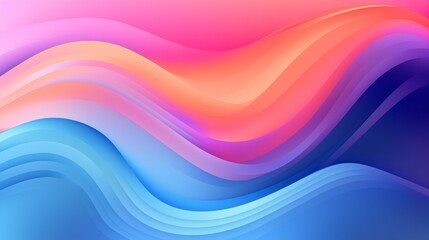 Fototapeta premium Vibrant gradient liquid color background with dynamic textured geometric element and dots decoration - abstract design for creative projects