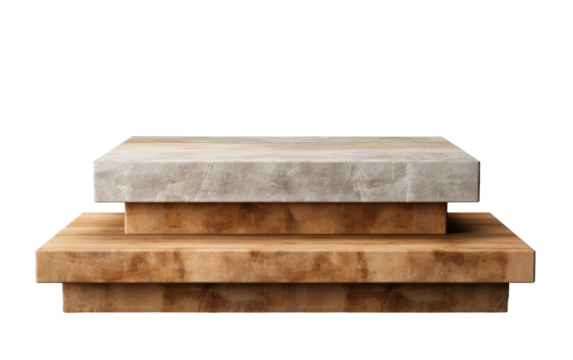 Reach New Heights in Your Workout with the Elevate Step Platform on a White or Clear Surface PNG Transparent Background.