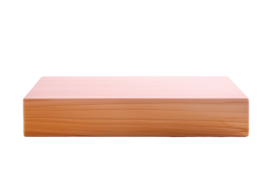 Yoga Block, Lifting Your Practice to New Heights of Flexibility and Comfort on a White or Clear Surface PNG Transparent Background.