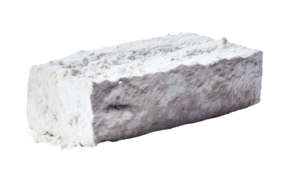 Weightlifting Chalk, the Trusted Tool for Achieving Optimal Strength and Performance on a White or Clear Surface PNG Transparent Background.