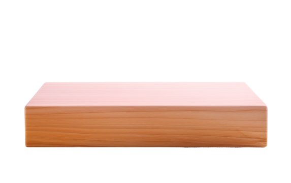 Yoga Block, Lifting Your Practice to New Heights of Flexibility and Comfort on a White or Clear Surface PNG Transparent Background.