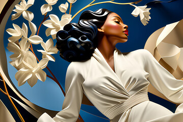 portrait of a woman Generative AI