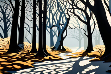 tree in the forest Generative AI