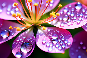 flower background Generative AI