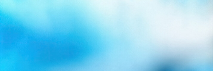 Fototapeta premium Light blue white abstract background. Color gradient blur. Rough grunge grain noise. Brushed matte shimmer. Metallic foil effect. Design. Template. Empty.