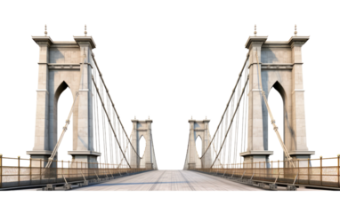 Journey Through History Across the Sturdy Stone Arches on a White or Clear Surface PNG Transparent Background.