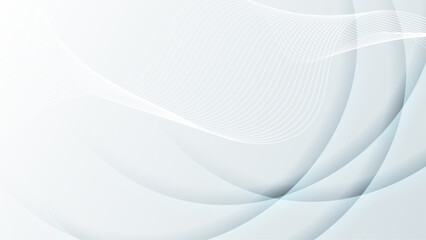 White vector abstract geometric shapes background. White vector presentation background for poster, banner, wallpaper, mockup, flyer, and report. White vector presentation background for poster