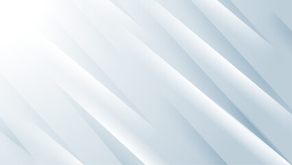 Obraz premium White minimalist and simple geometric shape abstract background. White vector presentation background for poster, banner, wallpaper, mockup, flyer, and report