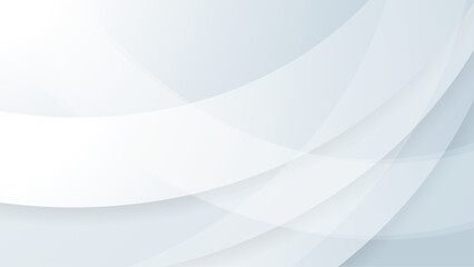 White minimalist and simple geometric shape abstract background. White vector presentation background for poster, banner, wallpaper, mockup, flyer, and report