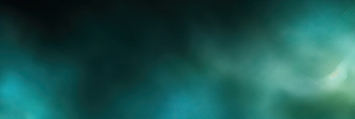 Fototapeta na wymiar Dark green mint sea teal jade emerald turquoise light blue abstract background. Color gradient blur. Rough grunge grain noise. Brushed matte shimmer. Metallic foil effect. Design. Template. Empty.