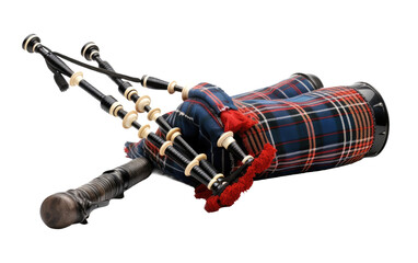 Resonance of Bagpipes as They Paint Sonic Landscapes on a White or Clear Surface PNG Transparent...