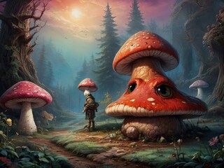 mushroom in the forest