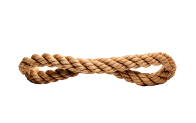 Workout Routine with the Thunderous Impact of Battle Ropes on a White or Clear Surface PNG Transparent Background.