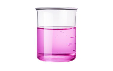 Scientific Inquiry Through the Versatility of the Beaker on a White or Clear Surface PNG Transparent Background.