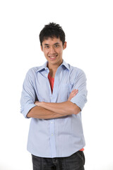 Portrait of a happy Chinese man.