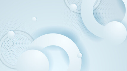 White minimalist and simple geometric shape abstract background. Vector presentation background for business, corporate, institution, party, festive, seminar, and poster