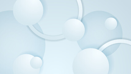 White background abstract art vector illustration with shapes. Vector presentation background for business, corporate, institution, party, festive, seminar, and poster